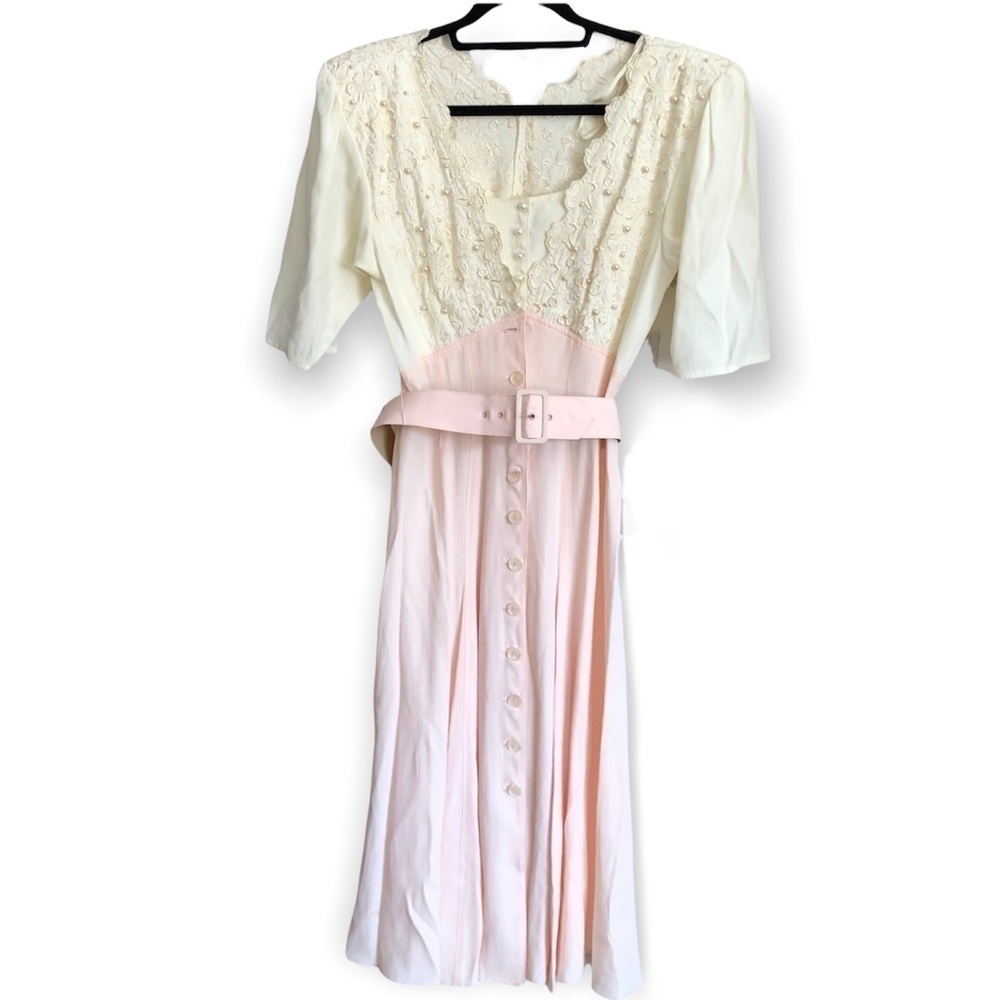 Vintage 80s Karen Alexander maxi long dress